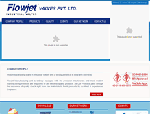 Tablet Screenshot of flowjetvalve.com